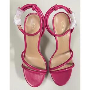 BCBGeneration Kendi Viva Pink Ankle Strap Platform Sandal Women Size 6